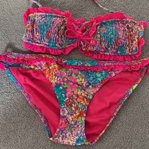 Victoria’s Secret Multi- Colorful Bikini Medium